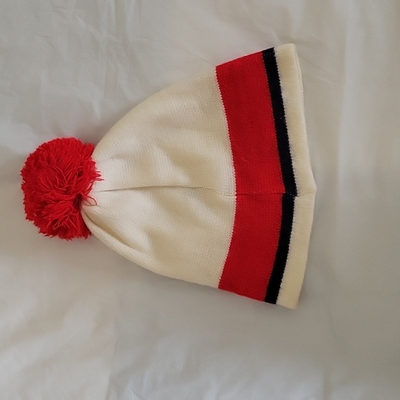 Unisex Toque Alpine White+Red medium - Picture 2 of 3